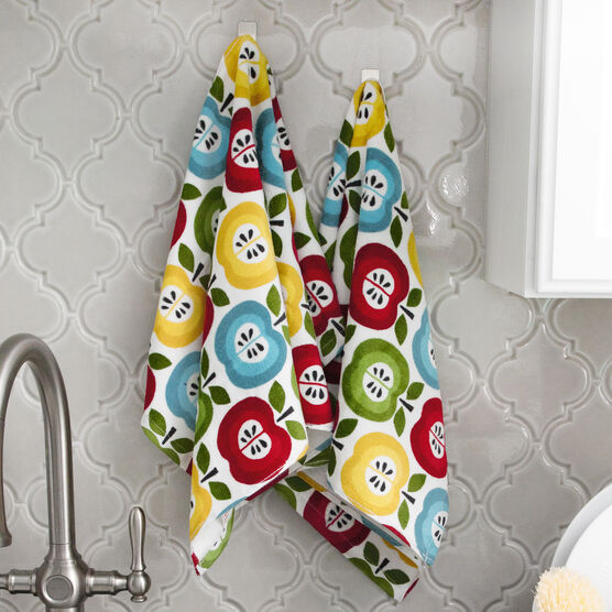 Fiber Reactive Print Kitchen Towels, Set Of 2 Towel, , alternate image number null