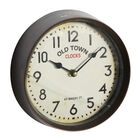 Set Of 3 Multi Colored Metal Wall Clock, , alternate image number null