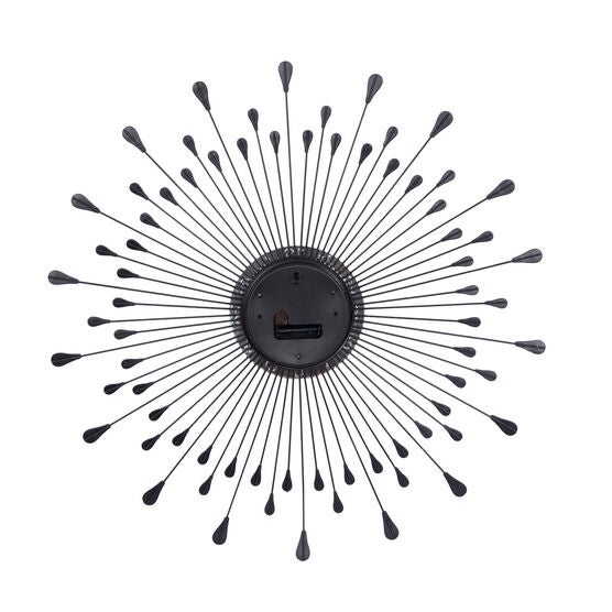 Silver Metal Modern Wall Clock, , on-hover image number null