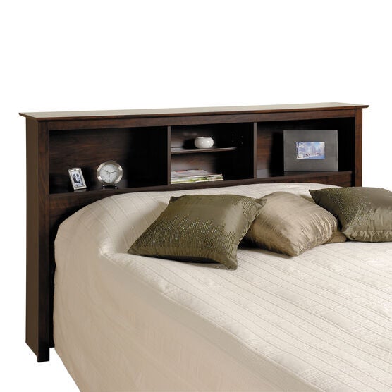 Fremont Espresso Double Queen Bookcase Headboard Headboards