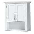 Turner Wood Storage Cabinet Furniture, WHITE, hi-res image number null