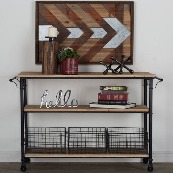 Brown Industrial Metal Storage Cart, 32 x 48, , alternate image number null