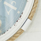 Blue Coastal Metal Wall Clock, , alternate image number null