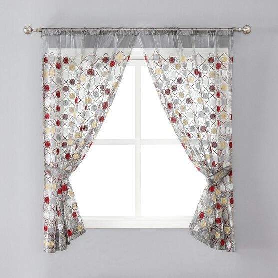 Sedona Window Curtain, GREY, hi-res image number null