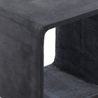 Black Fiber Clay Industrial Outdoor Accent Table, , alternate image number null