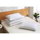 4 pack Soft Cover Nano Feather Filled Bed Pillows, WHITE, hi-res image number null