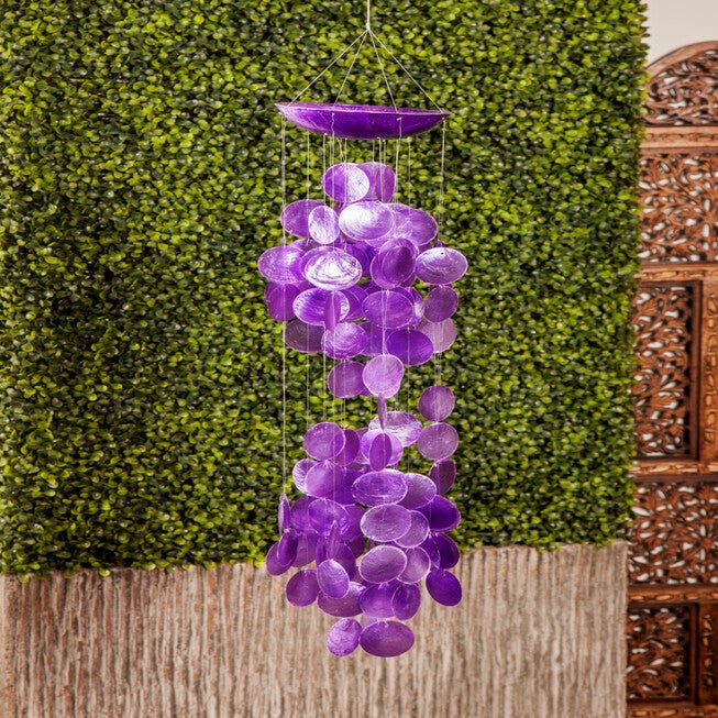 Purple Capiz Coastal Windchime, , alternate image number 6