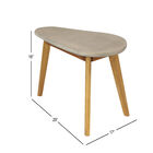 Grey Resin Modern Outdoor Accent Table, , alternate image number null