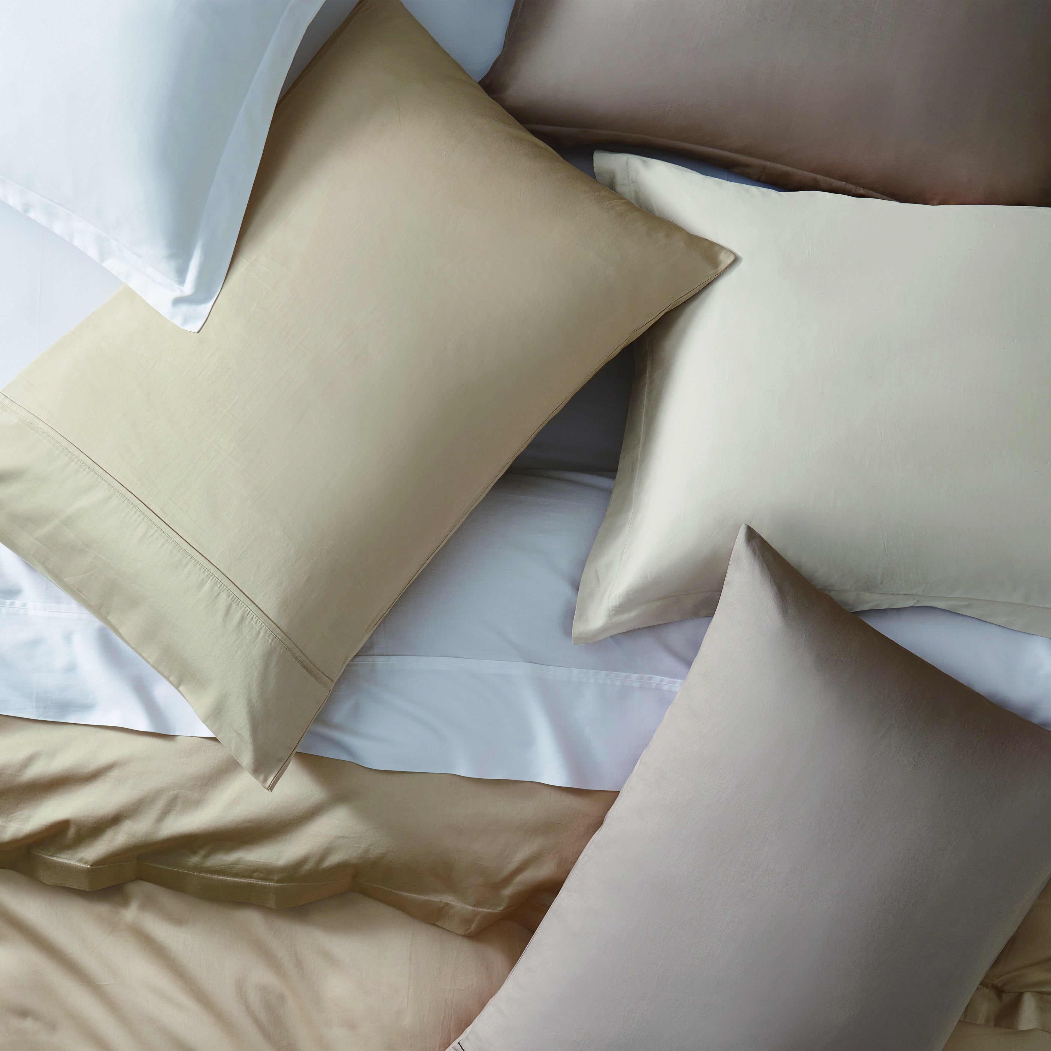 PREMIER SATEEN PILLOW CASE PAIR, BRONZE, alternate image number 2