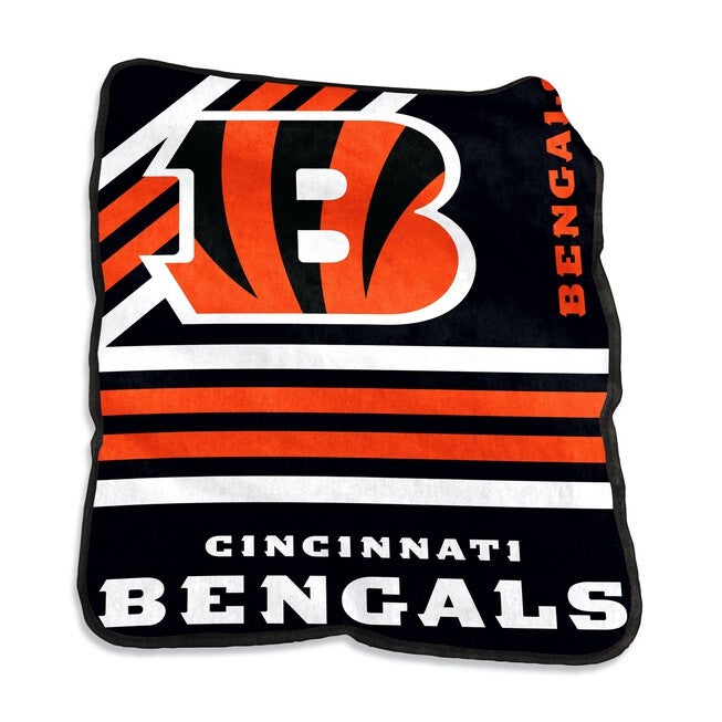 Cincinnati Bengals Raschel Throw Home Textiles, MULTI, hi-res image number null