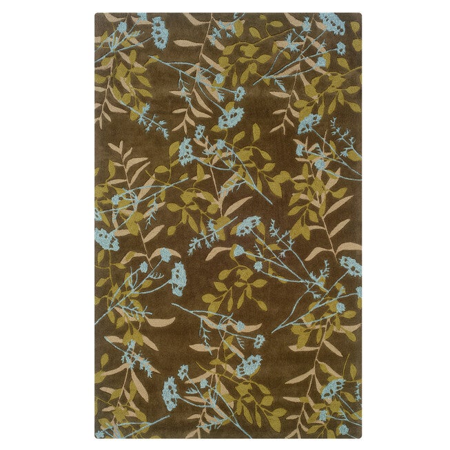 Trio Chocolate 5'X7' Area Rug, CHOCOLATE, hi-res image number null