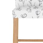 Contoured Tulips Barstool, , alternate image number null