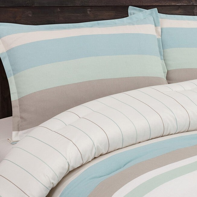 Coastal Stripe Duvet Cover Set, , on-hover image number 1