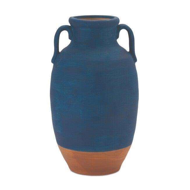 Urn 10.5 inchesH Ceramic, BLUE, hi-res image number null