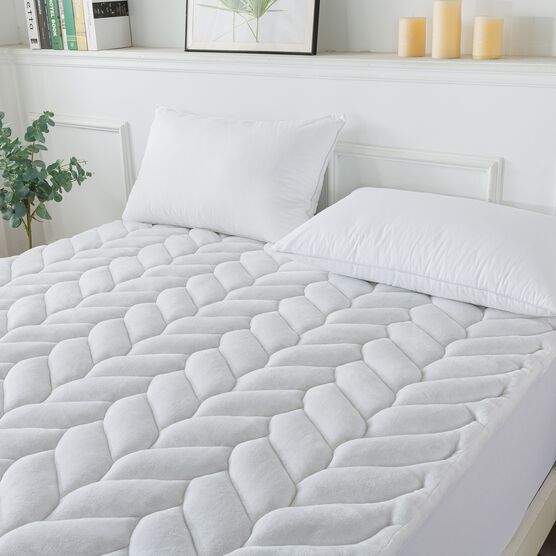 Micro-Mink Down Alternative 1 In. Mattress Topper Mattress Toppers, , alternate image number null