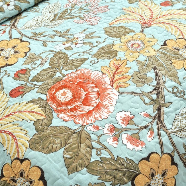 Lush Décor Sydney Quilt Black/Blue 3Pc Set, , alternate image number 4