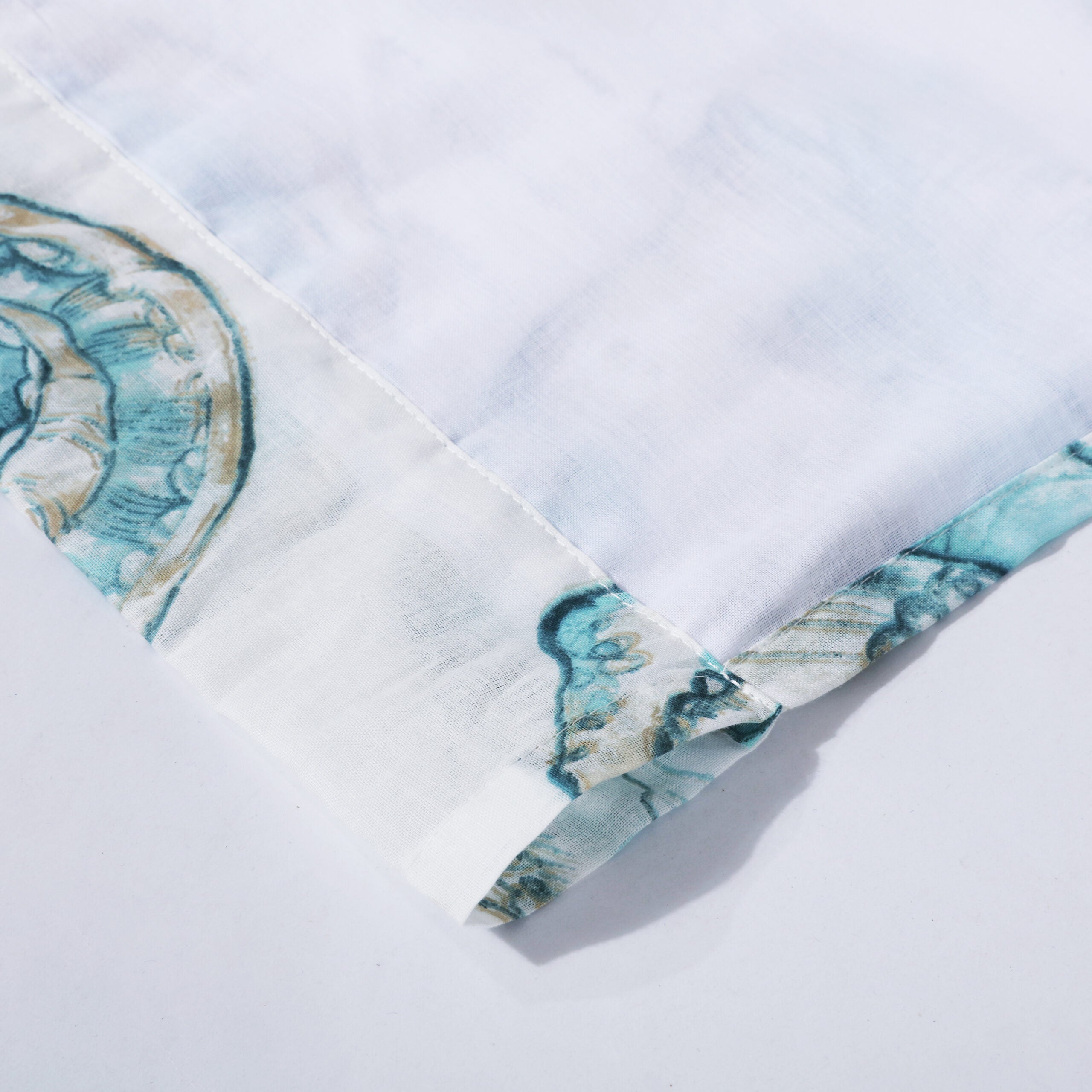 Cruz Window Treatment Valance Curtains, WHITE, on-hover image number 1