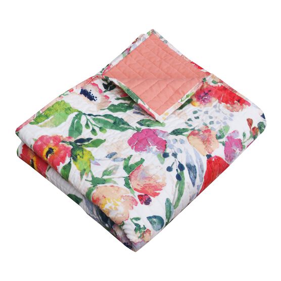 Blossom Quilted Throw Blanket, , on-hover image number null