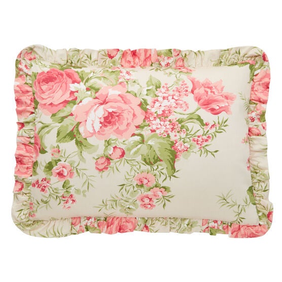 Brianna Cabbage Rose Sham, Brianna Cabbage Rose Sham,