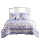 Betty Lace Embellished Quilt And Pillow Sham Set, , alternate image number null