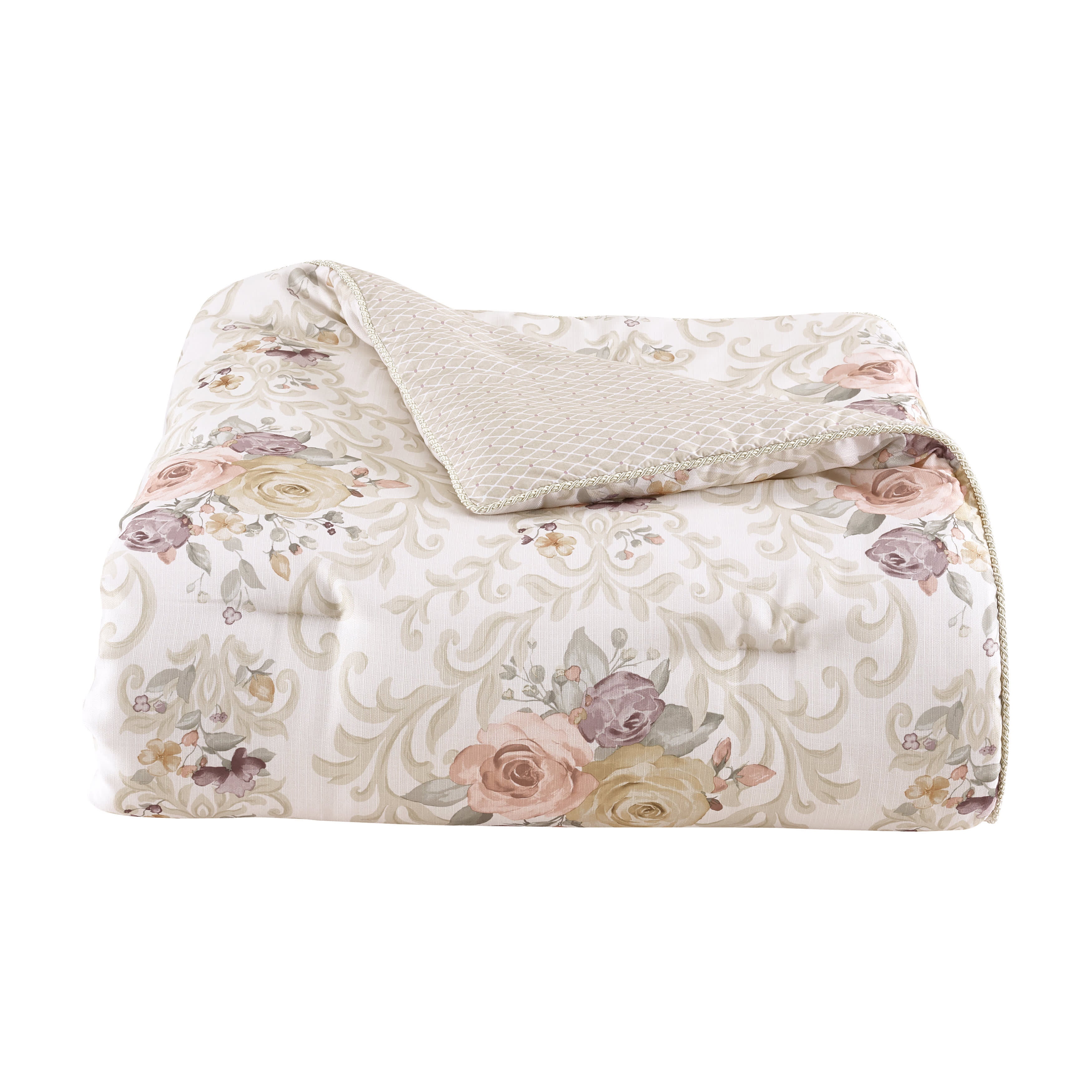 Chardonnay 4 Piece Comforter Set, IVORY, alternate image number 4