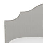 Stripe Nail Button Notched Headboard, , on-hover image number 1