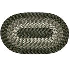 Alpine Braid Collection Reversible Indoor Area Rug, 88"" x 112' Oval , HUNTER STRIPE, hi-res image number null