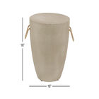 Grey Cement Modern Outdoor Accent Table, , alternate image number null