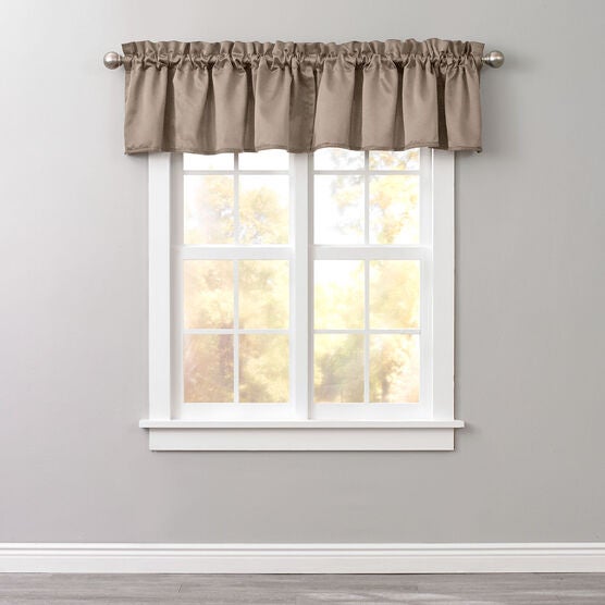 BH Studio Room-Darkening Rod-Pocket Valance, BH Studio Room-Darkening Rod-Pocket Valance,