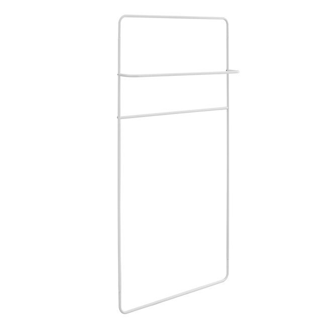 Marvin White Leaning Ladder Towel/Blanket Rack, , on-hover image number null