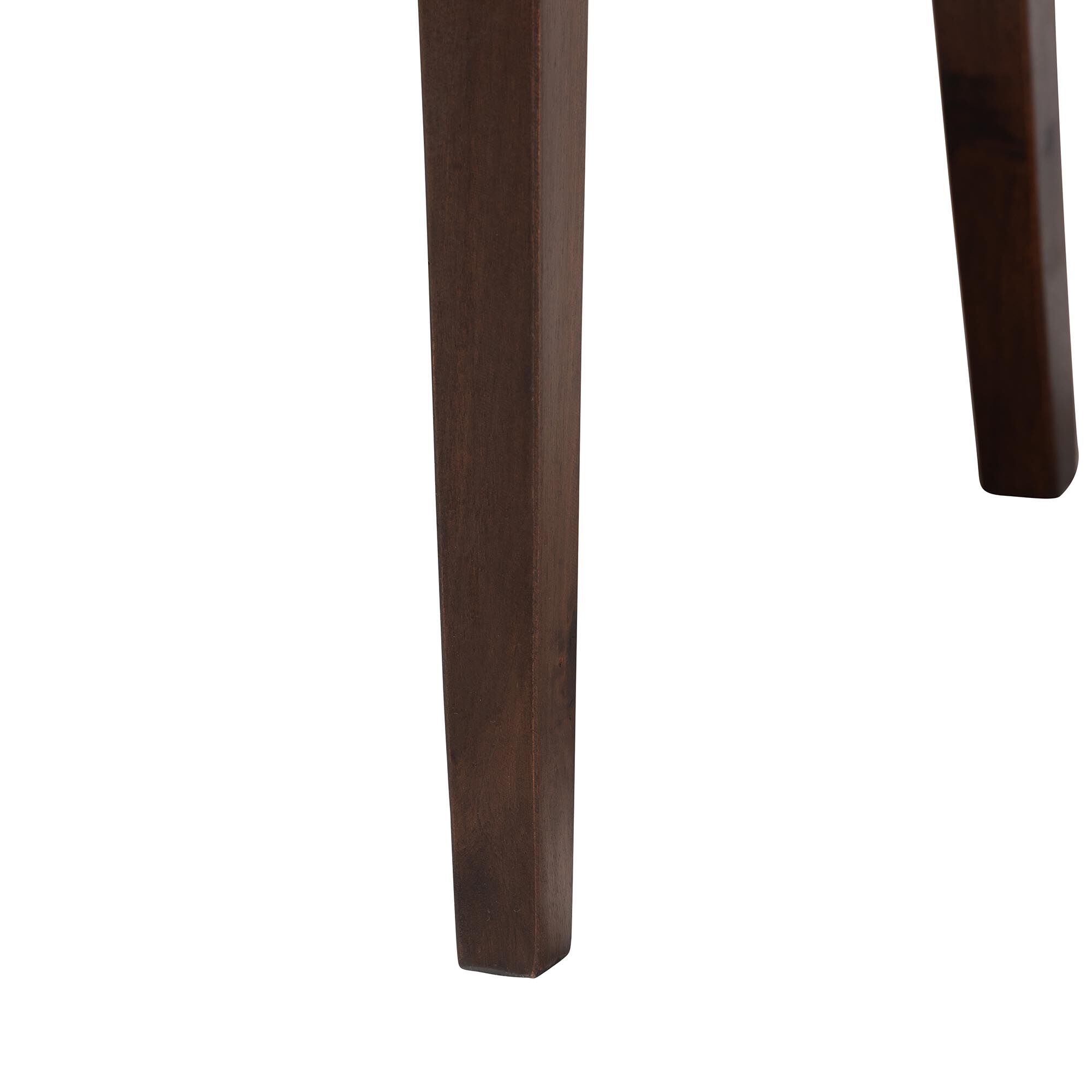 Zaila Bohemian Light Honey Rattan and Dark Brown Wood Dining Chair, HONEY, alternate image number 6