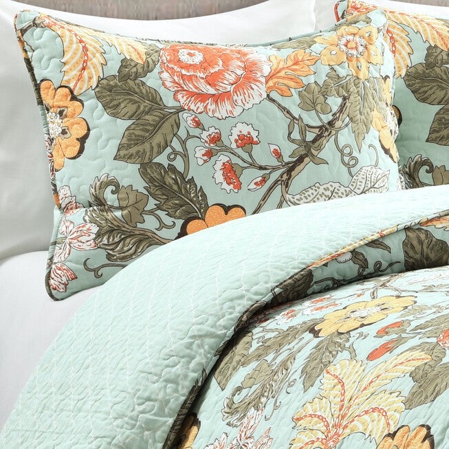 Lush Décor Sydney Quilt Black/Blue 3Pc Set, , alternate image number 5
