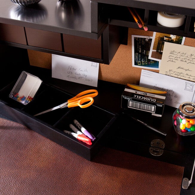 Wall-Mounted Desk with Foldaway Desktop, , alternate image number 2