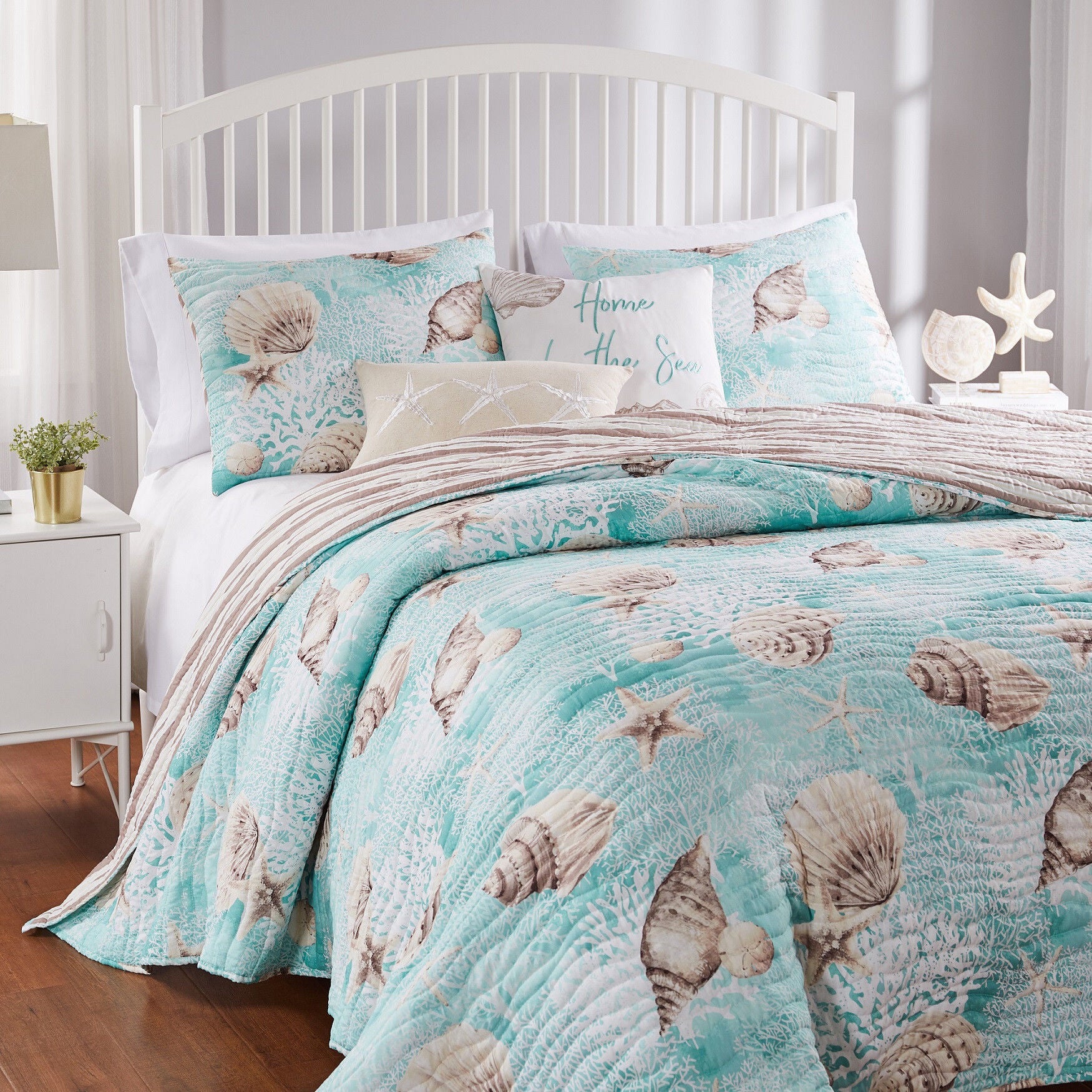 Ocean Turquoise Quilt Set, , alternate image number 2