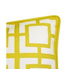 Modern Links Applique 20X20 Indoor Outdoor Decorative Pillow, , alternate image number null