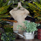 Brown Ceramic Eclectic Frogs Garden Sculpture, , alternate image number null