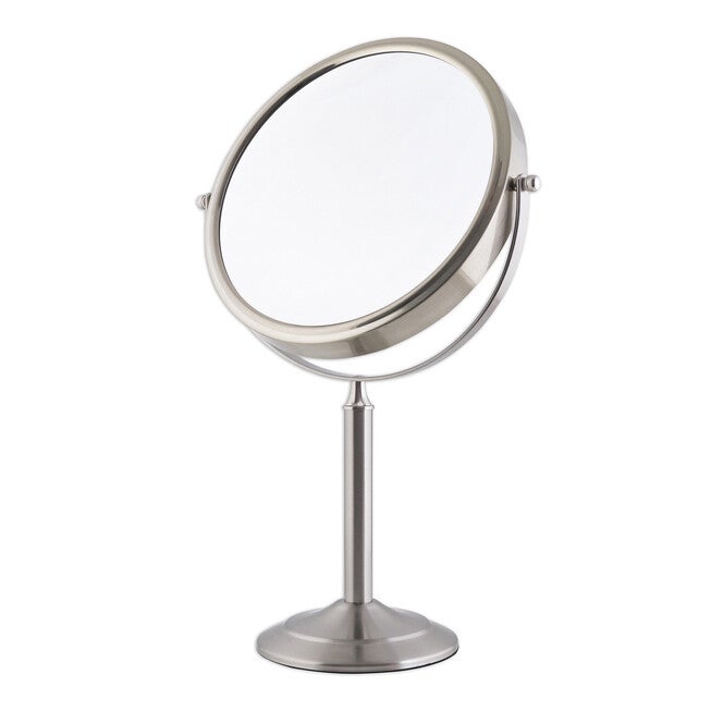 Over-Sized Two-Sided Vanity Swivel Mirror with 3X/1X Magnification, , on-hover image number null