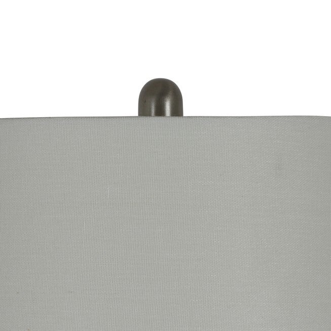1 Set Antique Mercury Dimple Glass Table Lamp Off-White Linen Hardback Shade , , alternate image number 4