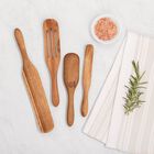 4-Piece Acacia Spurtle Set, NATURAL, hi-res image number null