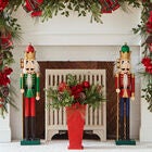 36" Wood Nutcracker, RED, hi-res image number null