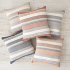 FREJA WOVEN STRIPES PILLOW 18X18, , alternate image number null