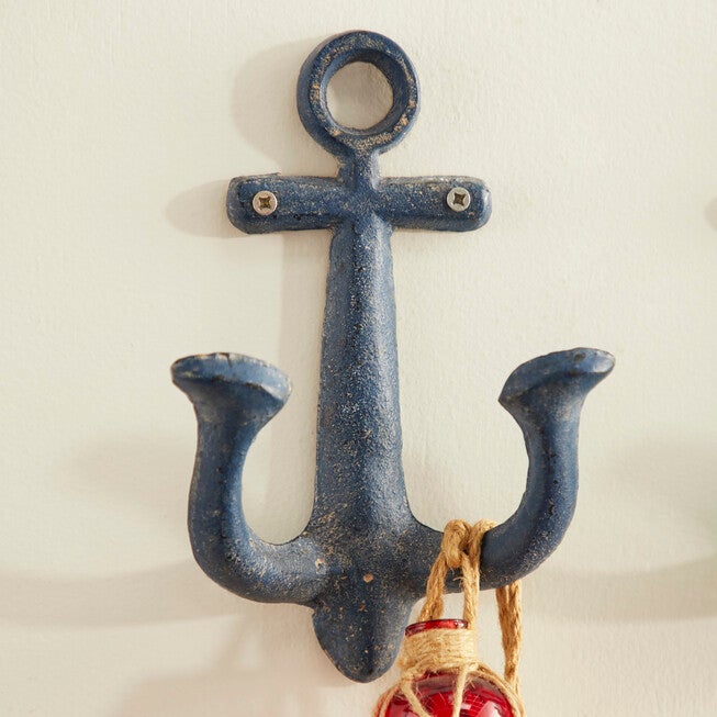 Set Of 4 Multi Colored Metal Coastal Wall Hook Wall Hook, , alternate image number 5