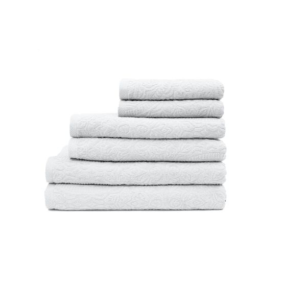 Portofino 6 Pc Towel Set 6 Pc Towel Set, WHITE, hi-res image number null