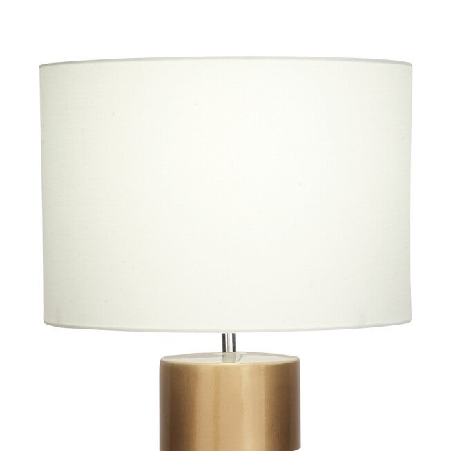 Cosmoliving By Cosmopolitan White Stone Table Lamp, , alternate image number 2