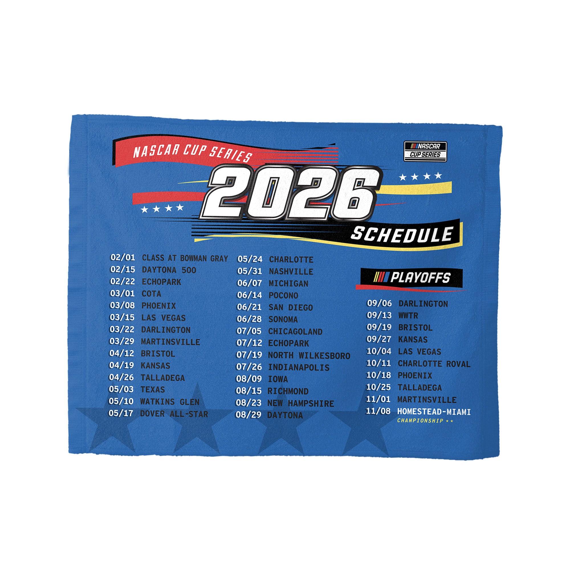NASCAR Rally Towel 15x18 inches, NASCAR CUP SERIES, hi-res image number 0