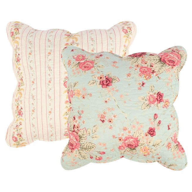 Antique Rose Quilt And Decorative Pillow Set, , alternate image number 4