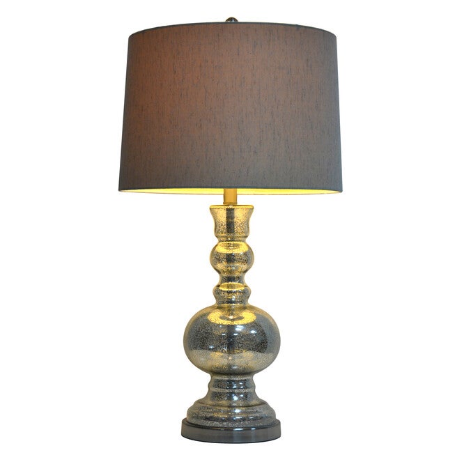 29½" Mercury Glass Table Lamp, , on-hover image number null