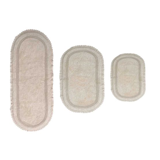 Auburn 3 Piece Reversible Bath Rug Collection, IVORY, hi-res image number null