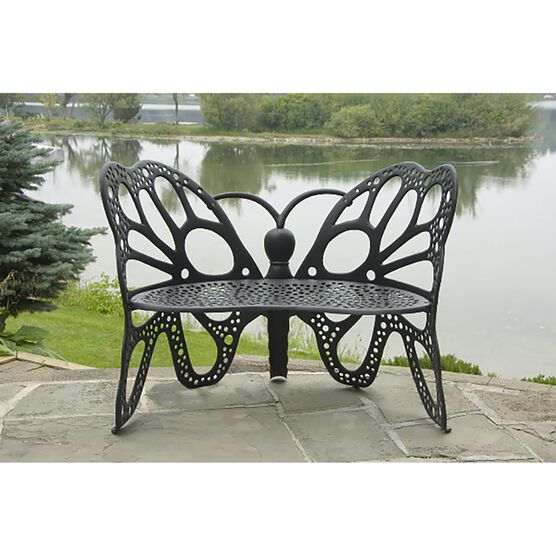 Butterfly Bench Black, BLACK, hi-res image number null