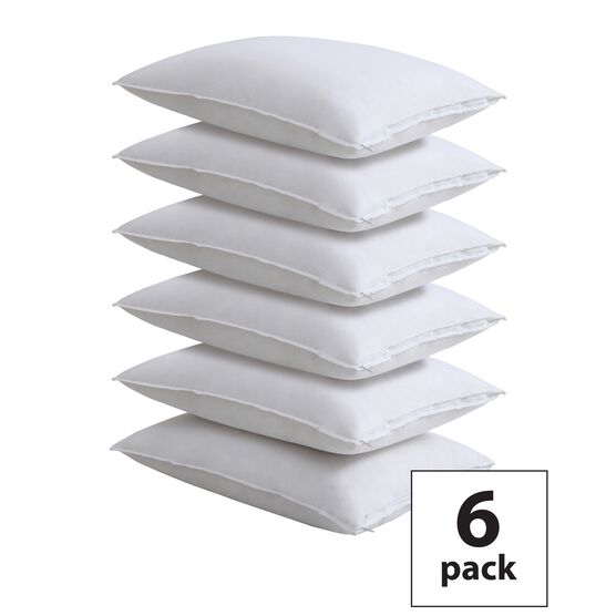 Fresh Ideas Master Block Easy Care Pillow Protector 6-Pack, WHITE, hi-res image number null